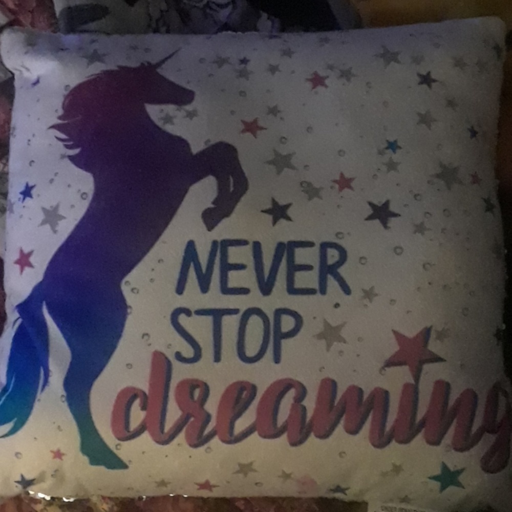 Unicorn pillow